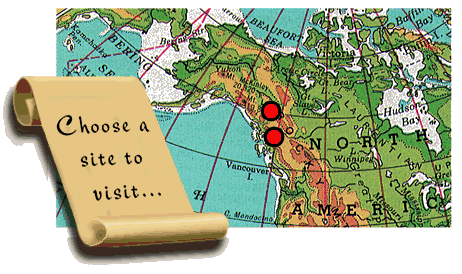 A map of Alaska & the Yukon