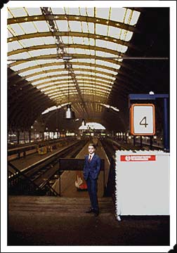 Bud in Paddington Train Station