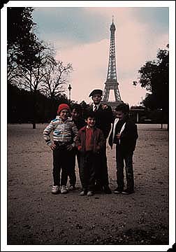 Bud at the Eiffel Tower