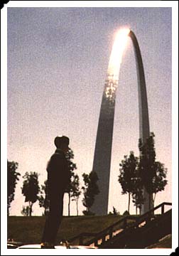 Bud by the Gateway Arch